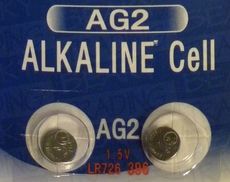 Beaky AG2 L726 396 397 LR59 SR726W 1.5V Batteries [2-pack]