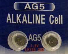 Beaky AG5 L754 G5 SR48 393 546 15 RW28 RW48 Alkaline Battery [2-Pack]