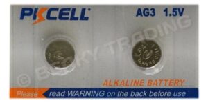 PK Cell AG3 Alkaline Battery 1.5v (2-Pack)