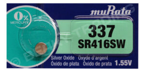 muRata (Was Sony) 337 SR416SW Silver Oxide Watch Battery 1.55v