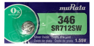 muRata (Was Sony) 346 SR712SW Silver Oxide Watch Battery 1.55v