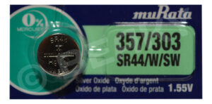 muRata (Was Sony) 357 SR44W Silver Oxide Watch Battery 1.55v