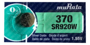 muRata (Was Sony) 370 SR920W Silver Oxide Watch Battery 1.55v