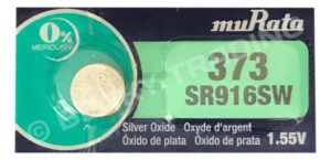 muRata (Was Sony) 373 SR916W Silver Oxide Watch Battery 1.55v
