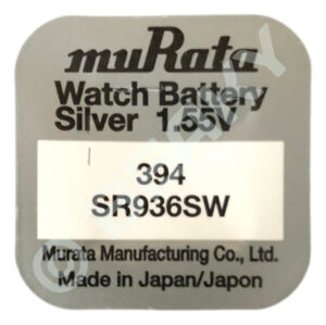 muRata (Was Sony) 394 SR936SW Silver Oxide Watch Battery 1.55v