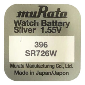 muRata (Was Sony) 396 SR726W Silver Oxide Watch Battery 1.55v