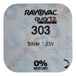 Rayovac 303 SR44SW Watch Battery 1.55v