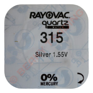 Rayovac 315 SR716SW Watch Battery 1.55v