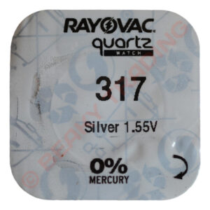 Rayovac 317 SR516SW Watch Battery 1.55v
