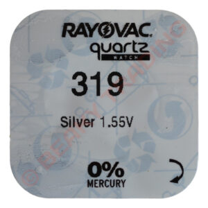 Rayovac 319 SR527W Watch Battery 1.55v