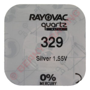 Rayovac 329 SR721SW Watch Battery 1.55v