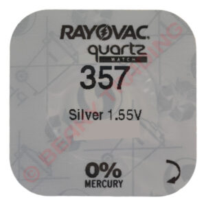 Rayovac 357 SR44W Watch Battery 1.55v
