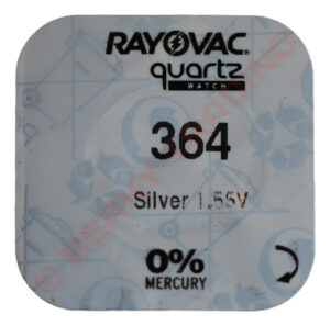 Rayovac 364 SR621SW Watch Battery 1.55v