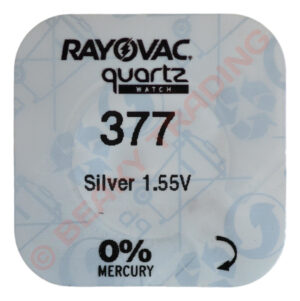 Rayovac 377 SR626SW Watch Battery 1.55v