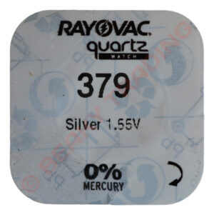 Rayovac 379 SR521SW Watch Battery 1.55v