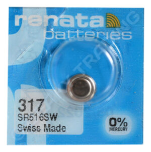 Renata 317 SR516SW SB-AR Watch Battery 1.55v
