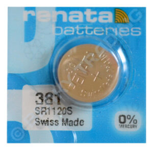 Renata 381 SR1120SW Watch Battery 1.55v