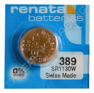 Renata 389 SR1130W Watch Battery 1.55v