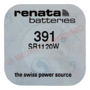 Renata 391 SR1120W Silver Oxide Watch Battery 1.55v