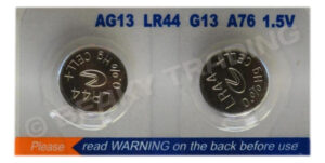 PK Cell AG13 Alkaline Battery 1.5v (2-Pack)