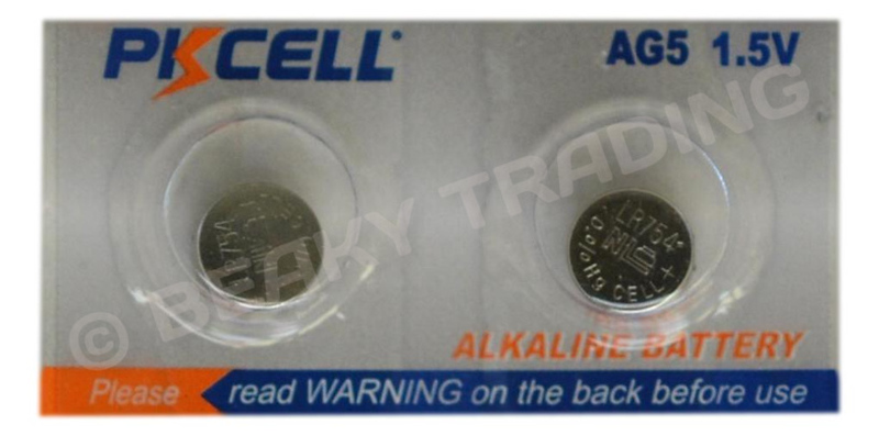 PK Cell AG5 Alkaline Battery 1.5v (2-Pack)