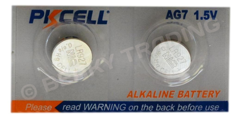 PK Cell AG7 Alkaline Battery 1.5v (2-Pack)