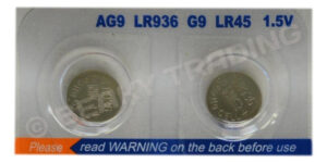 PK Cell AG9 Alkaline Battery 1.5v (2-Pack)