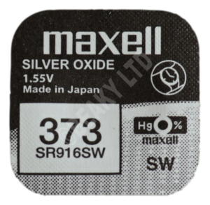 Maxell 373 SR916W Watch Battery 1.55v