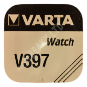 Varta V397 397 SR726SW Silver Oxide Watch Battery 1.55v [1-Pack]