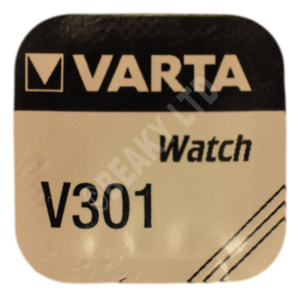 Varta V301 301 SR43SW Silver Oxide Watch Battery 1.55v [1-Pack]