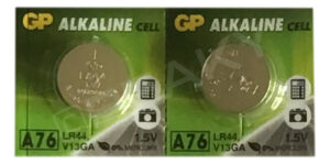 GP Batteries LR44 A76 AG13 V13GA Alkaline Battery 1.5v (2-Pack)