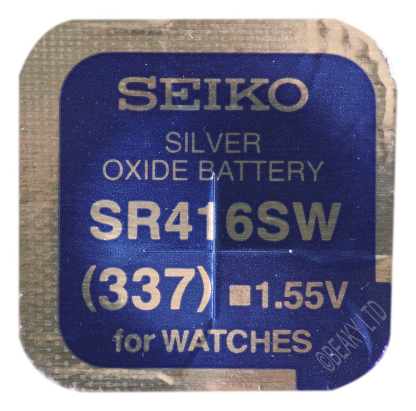 Seiko SB-A5 337 SR416SW Silver Oxide Watch Battery