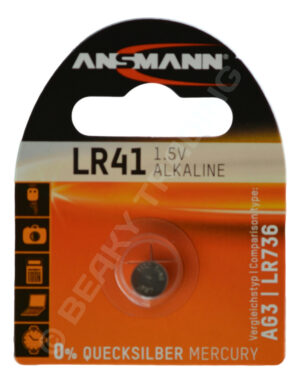 Ansmann LR41 AG3  L736, 192 Alkaline Battery 1.5v