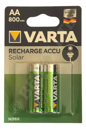 Varta AA Solar Light Batteries 800 mAh (Pack of 2)