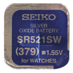 Seiko SB-AC 379 SR521SW Silver Oxide Watch Battery 1.55v