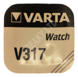 Varta V317 317 SR516SW Silver Oxide Watch Battery 1.55v [1-Pack]