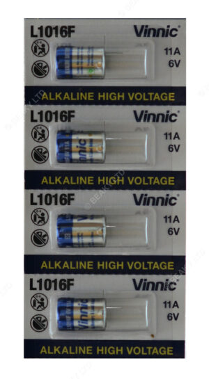 "Vinnic 11A MN11 L1016 L1016F E11A A11 6v Alkaline Battery [Sealed Pack of 4]"