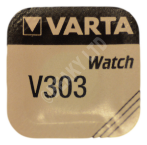 Varta V303 303 SR44SW Silver Oxide Watch Battery 1.55v [1-Pack]