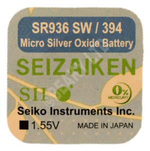 Seizaiken (Made by Seiko) 394 SR936SW Watch Battery 1.55v