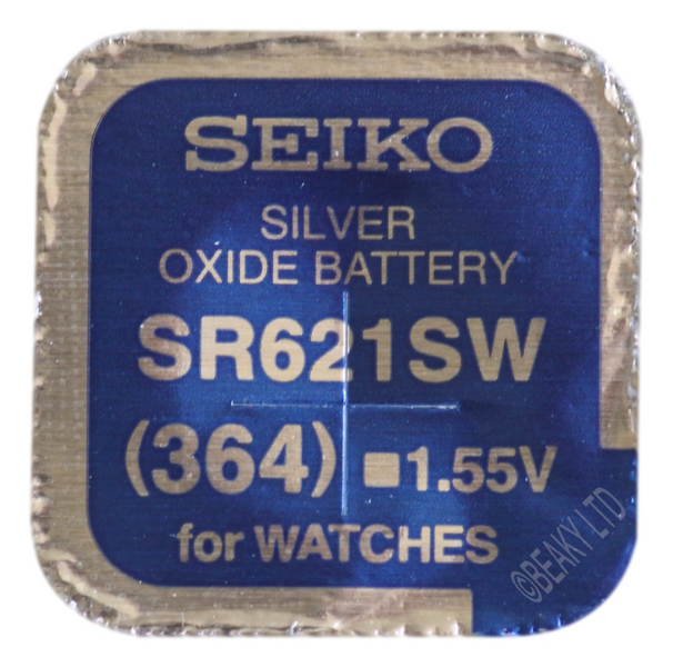 Seiko SB-AG 364 SR621SW Silver Oxide Watch Battery