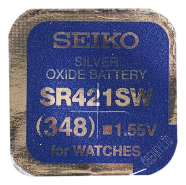 Seiko SB-A6 348 SR421SW Silver Oxide Watch Battery 1.55v