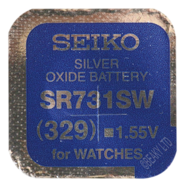 Seiko 329 SR731SW Silver Oxide Watch Battery 1.55v