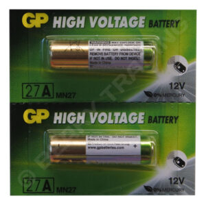 GP Batteries 27A MN27 L828 Alkaline Battery 12v  (2-Pack)
