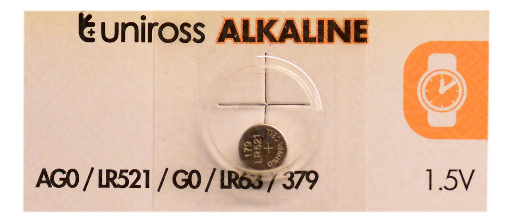Uniross AG0 Alkaline Battery 1.5v