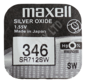 Maxell 346 SR712SW Watch Battery 1.55v