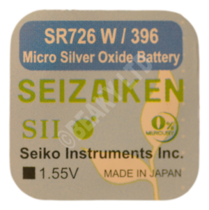 Seizaiken (Made by Seiko) 396 SR726W Watch Battery 1.55V