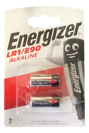 Energizer LR1 E90 N AM5 MN9100 Alkaline Battery 1.5v [2-Pack]