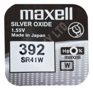 Maxell 392 SR41W Watch Battery 1.55v