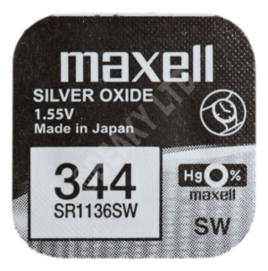 Maxell 344 SR1136SW Watch Battery 1.55v