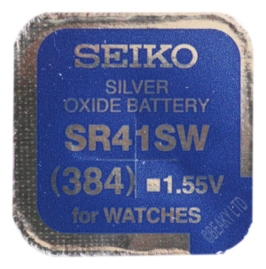 Seiko SB-A1 384 SR41SW Silver Oxide Watch Battery